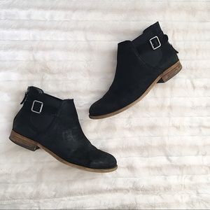 Franco Sarto Suede Ankle Boots